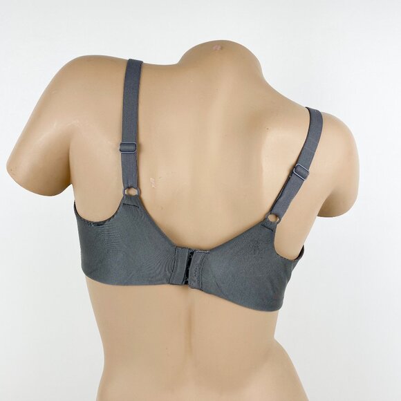 Women's DKNY Underwire Bra size 38D Storm Gray Silky Fabric - Picture 3 of 6